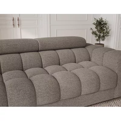 Geräumiges Schlafsofa ILARA – Dunkelbeige