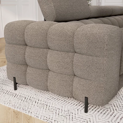 Geräumiges Schlafsofa ILARA – Dunkelbeige