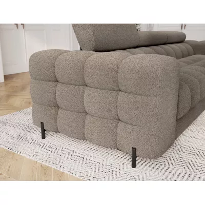 Geräumiges Schlafsofa ILARA – Dunkelbeige