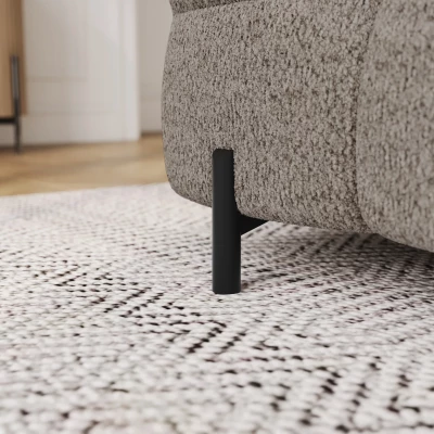 Geräumiges Schlafsofa ILARA – Dunkelbeige
