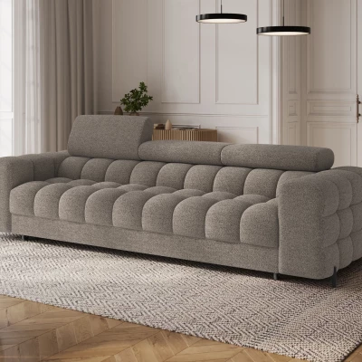 Geräumiges Schlafsofa ILARA – Dunkelbeige