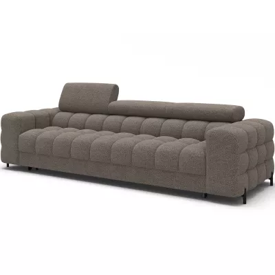 Geräumiges Schlafsofa ILARA – Dunkelbeige