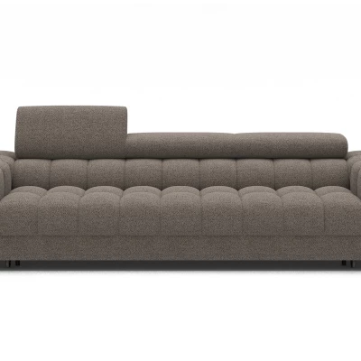 Geräumiges Schlafsofa ILARA – Dunkelbeige