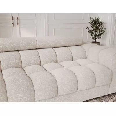 Geräumiges Schlafsofa ILARA – hellbeige