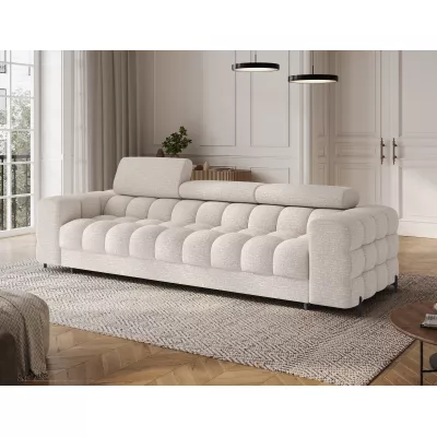 Geräumiges Schlafsofa ILARA – hellbeige