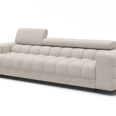 Geräumiges Schlafsofa ILARA – hellbeige