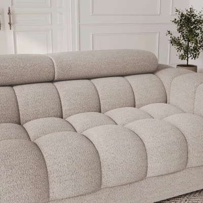 Geräumiges Schlafsofa ILARA – beige