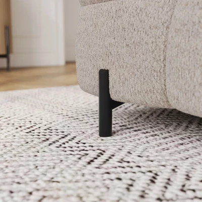 Geräumiges Schlafsofa ILARA – beige