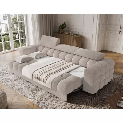 Geräumiges Schlafsofa ILARA – beige