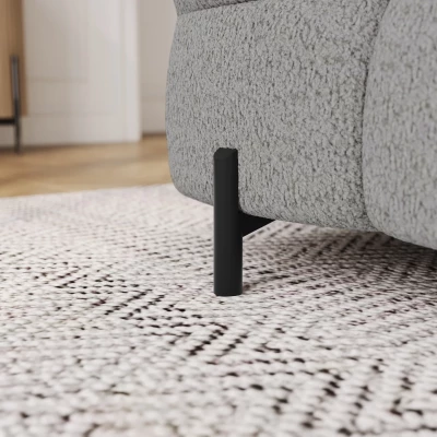Geräumiges Schlafsofa ILARA – grau