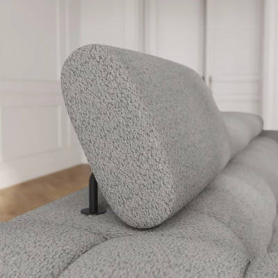 Geräumiges Schlafsofa ILARA – grau