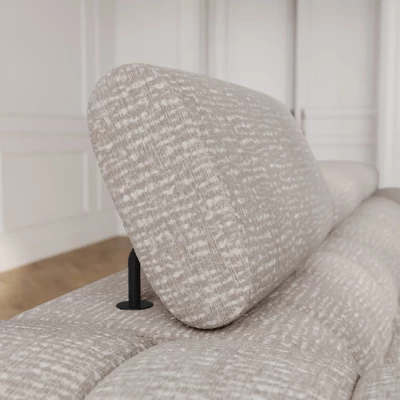 Geräumiges Schlafsofa ILARA – grau-beige