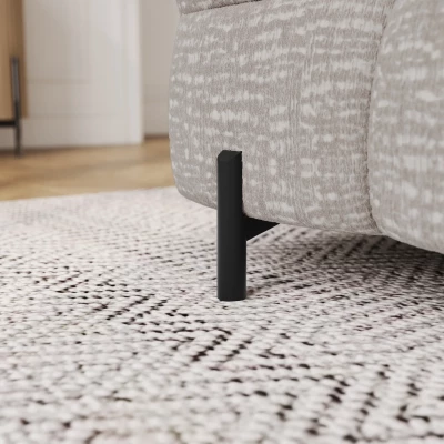 Geräumiges Schlafsofa ILARA – grau-beige