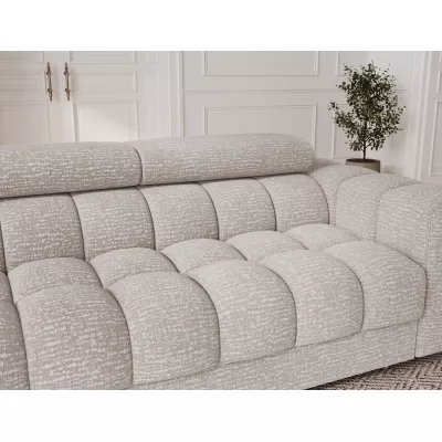 Geräumiges Schlafsofa ILARA – grau-beige