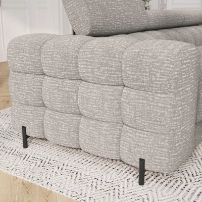 Geräumiges Schlafsofa ILARA – grau-beige