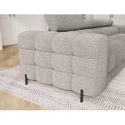 Geräumiges Schlafsofa ILARA – grau-beige