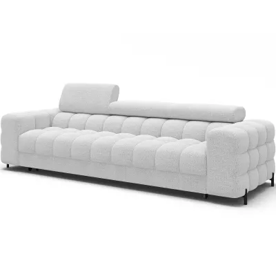 Geräumiges Schlafsofa ILARA – weiß