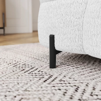 Geräumiges Schlafsofa ILARA – weiß