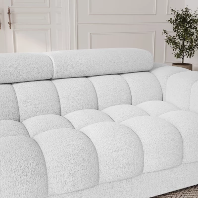 Geräumiges Schlafsofa ILARA – weiß