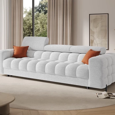 Geräumiges Schlafsofa ILARA – weiß