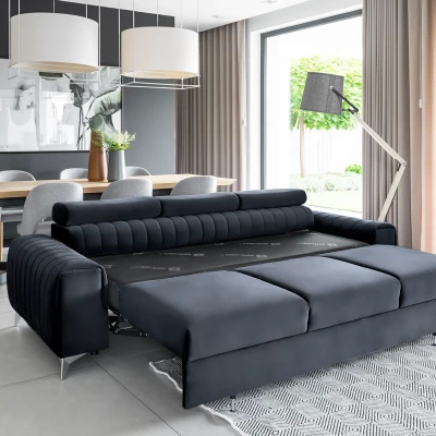 Dreisitzer-Wohnzimmersofa MELISENDE - dunkelblau