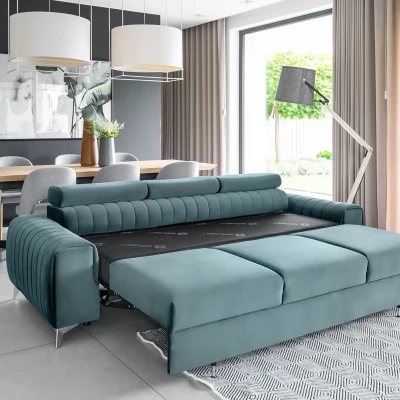Dreisitzer-Wohnzimmersofa MELISENDE - hellblau