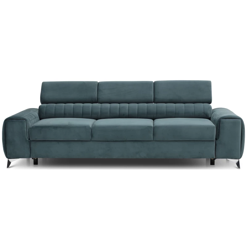 Dreisitzer-Wohnzimmersofa MELISENDE - hellblau