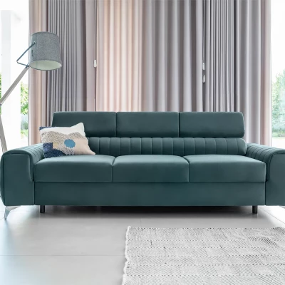 Dreisitzer-Wohnzimmersofa MELISENDE - hellblau