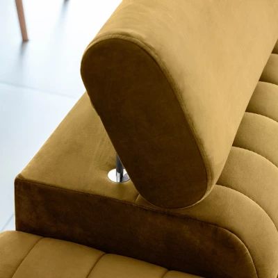 Dreisitzer-Wohnzimmersofa MELISENDE - Senf