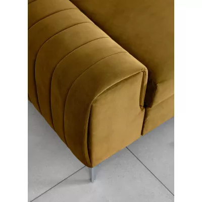 Dreisitzer-Wohnzimmersofa MELISENDE - Senf