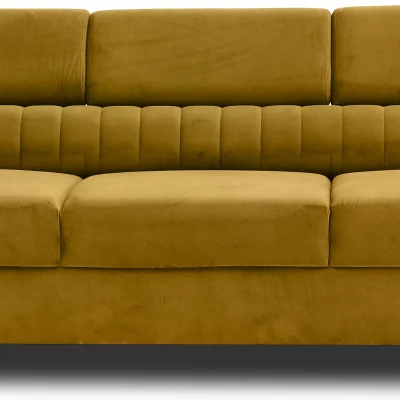 Dreisitzer-Wohnzimmersofa MELISENDE - Senf