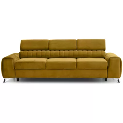Dreisitzer-Wohnzimmersofa MELISENDE - Senf