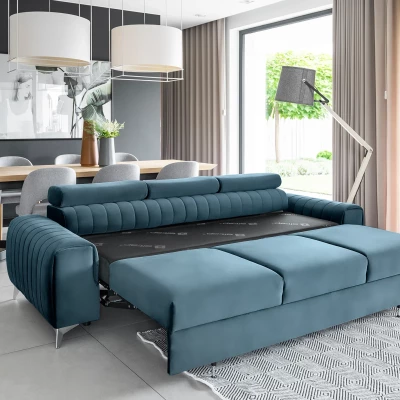 Dreisitzer-Wohnzimmersofa MELISENDE - blau