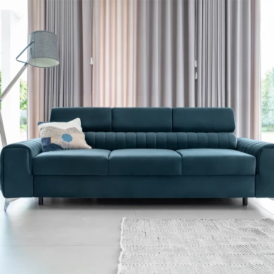 Dreisitzer-Wohnzimmersofa MELISENDE - blau