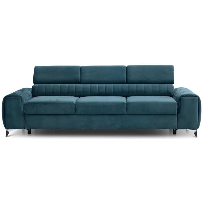 Dreisitzer-Wohnzimmersofa MELISENDE - blau