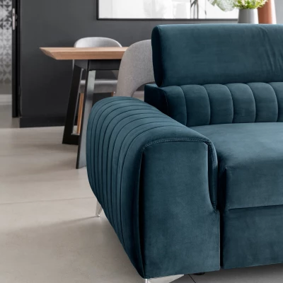 Dreisitzer-Wohnzimmersofa MELISENDE - blau