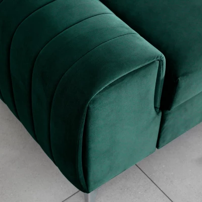 Dreisitzer-Wohnzimmersofa MELISENDE - grün
