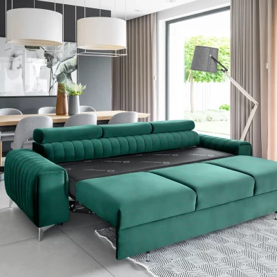 Dreisitzer-Wohnzimmersofa MELISENDE - grün