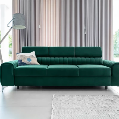 Dreisitzer-Wohnzimmersofa MELISENDE - grün