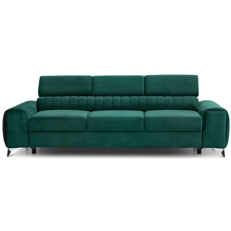 Dreisitzer-Wohnzimmersofa MELISENDE - grün