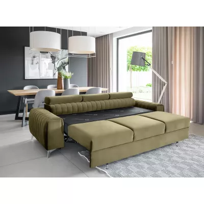 Dreisitzer-Wohnzimmersofa MELISENDE - Khaki
