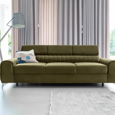 Dreisitzer-Wohnzimmersofa MELISENDE - Khaki