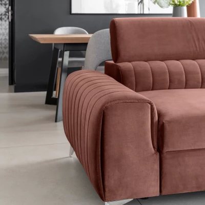 Dreisitzer-Wohnzimmersofa MELISENDE - rosa