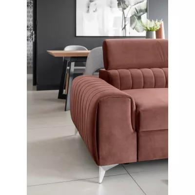 Dreisitzer-Wohnzimmersofa MELISENDE - rosa