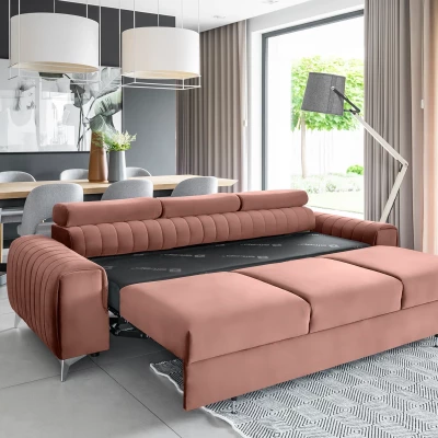 Dreisitzer-Wohnzimmersofa MELISENDE - rosa