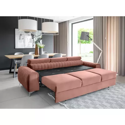 Dreisitzer-Wohnzimmersofa MELISENDE - rosa