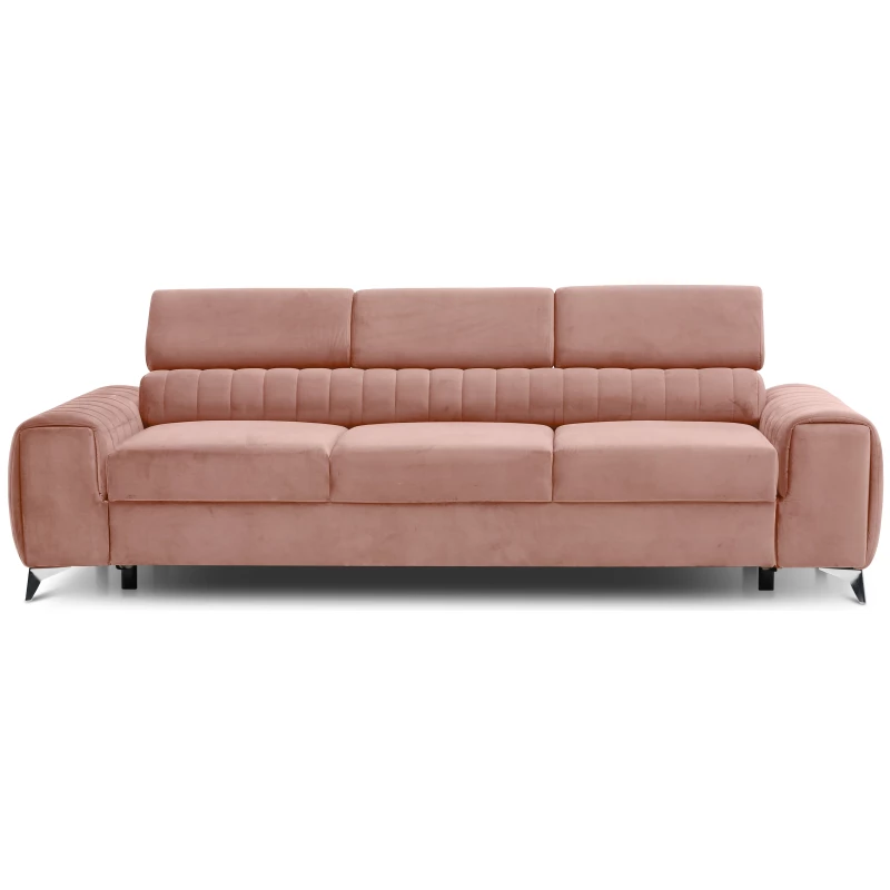 Dreisitzer-Wohnzimmersofa MELISENDE - rosa