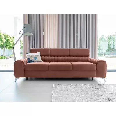 Dreisitzer-Wohnzimmersofa MELISENDE - rosa