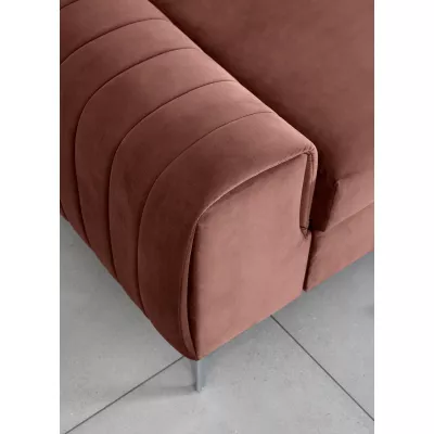 Dreisitzer-Wohnzimmersofa MELISENDE - rosa