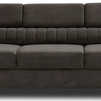 Dreisitzer-Wohnzimmersofa MELISENDE - dunkelbraun